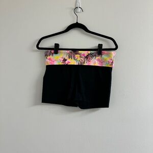 Victoria Secret Pink Active Legging Shorts with Floral Print
